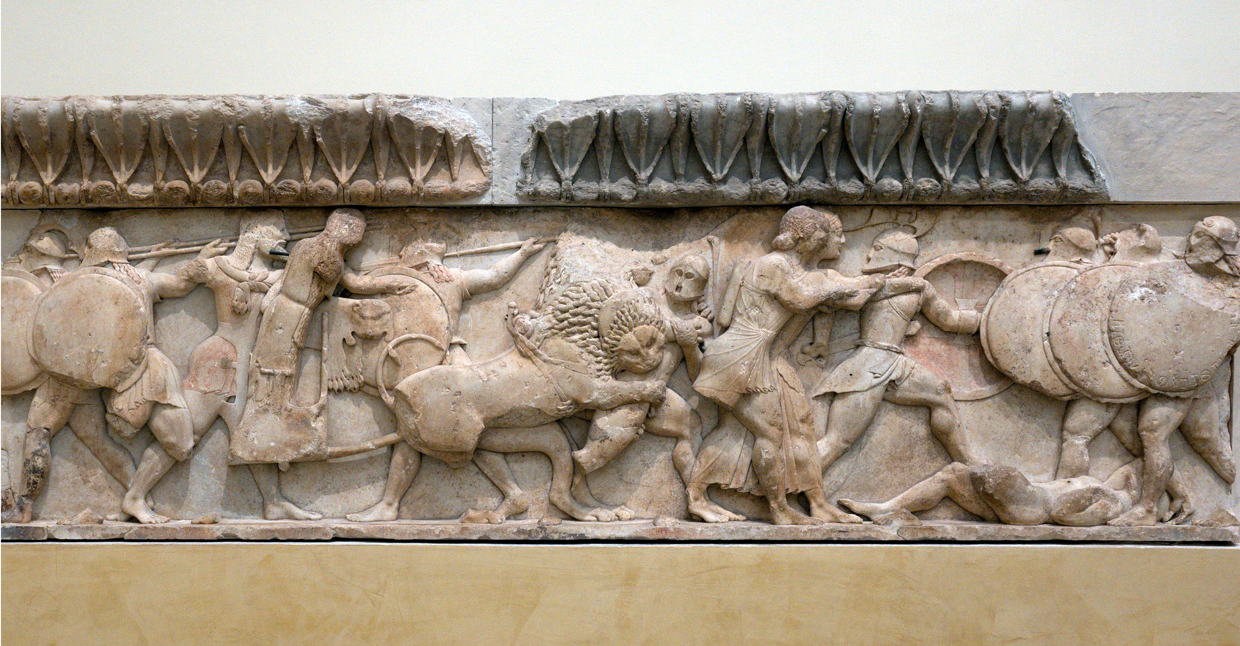The Battle Between Gods and Giants (The Northern frieze of the Siphnian Treasury)