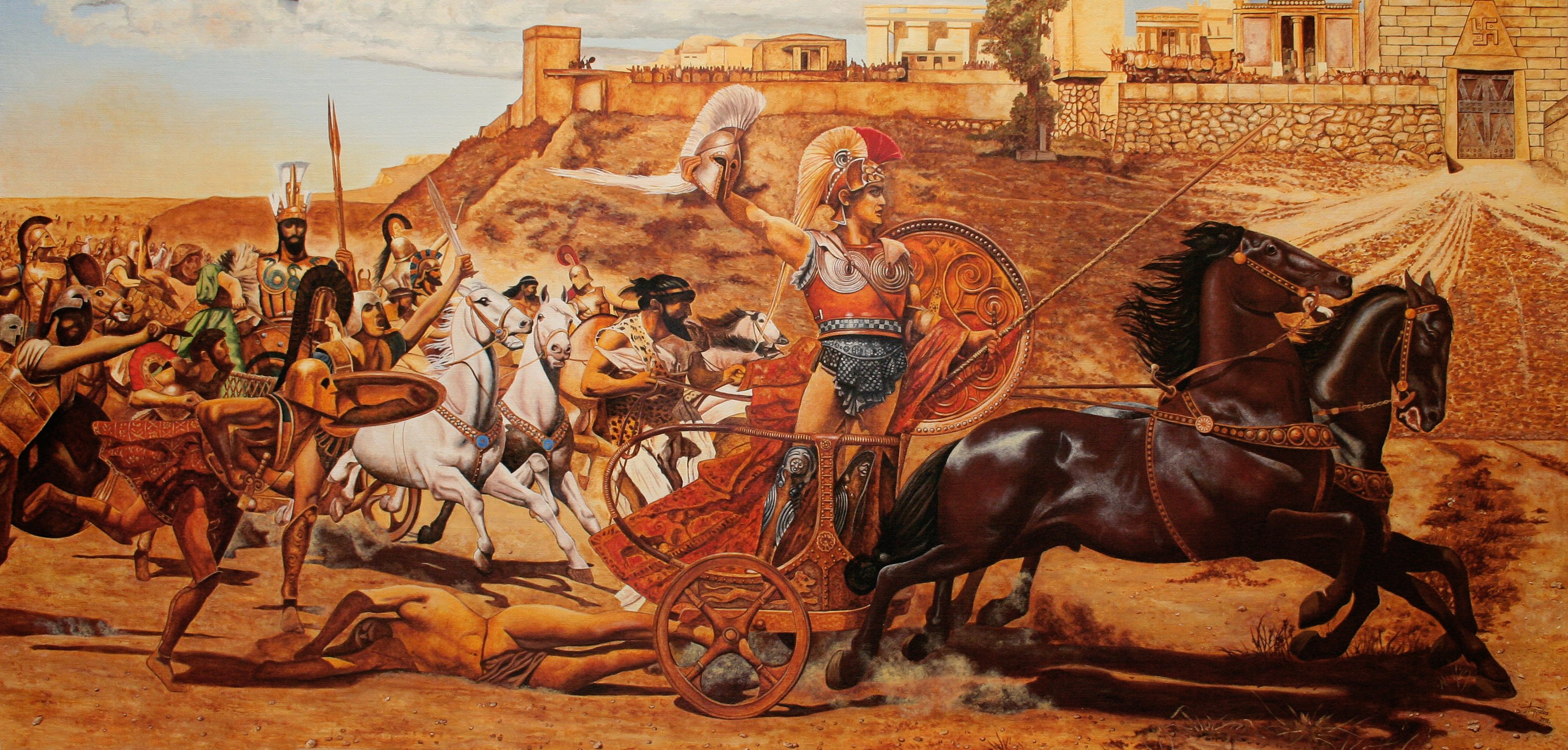 The Triumph of Achilles by Franz Matsch, 1892 AD 